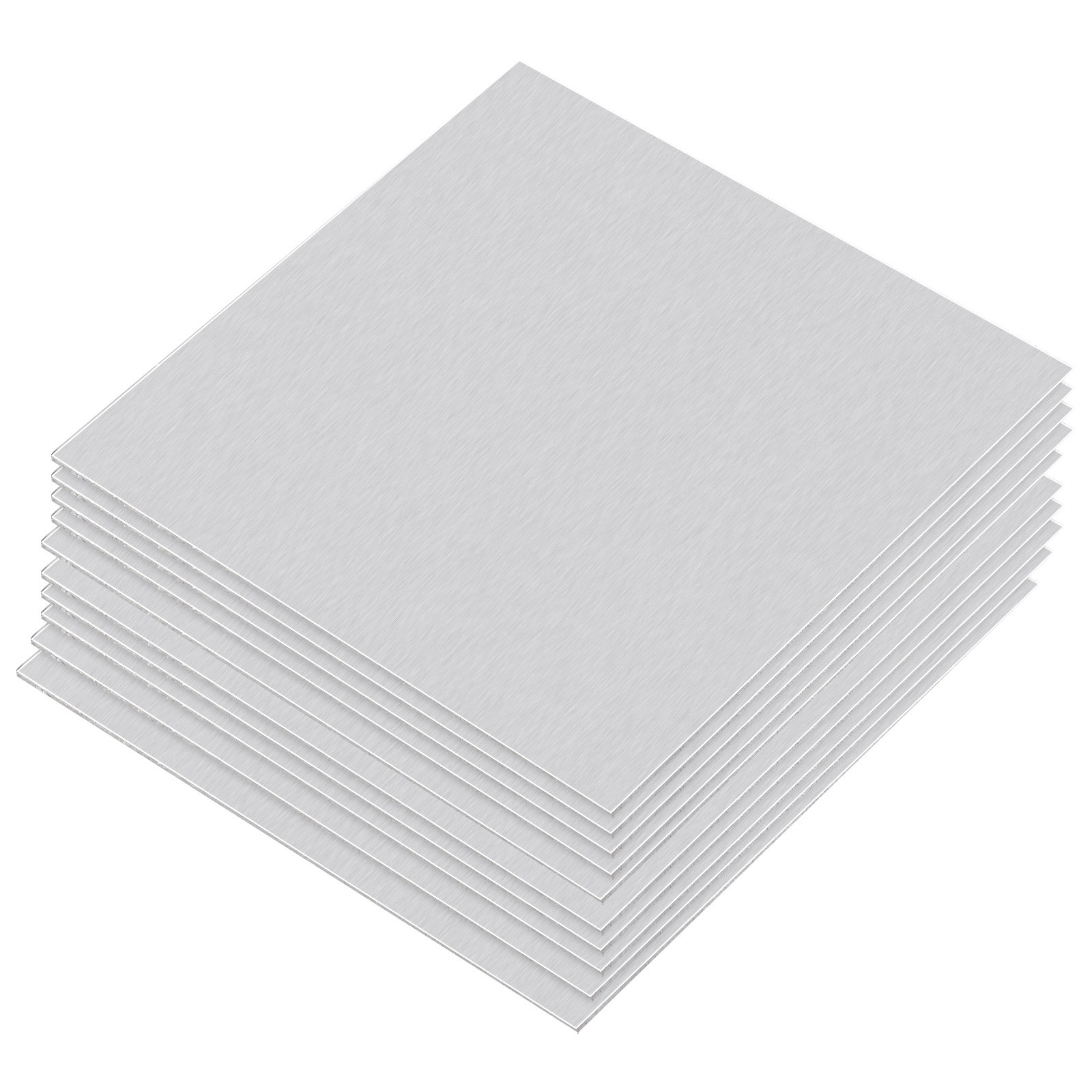 100mm x 100mm x 1mm Rectangle 1060 Aluminum Sheet Flat Metal Plate Stock 10Pcs