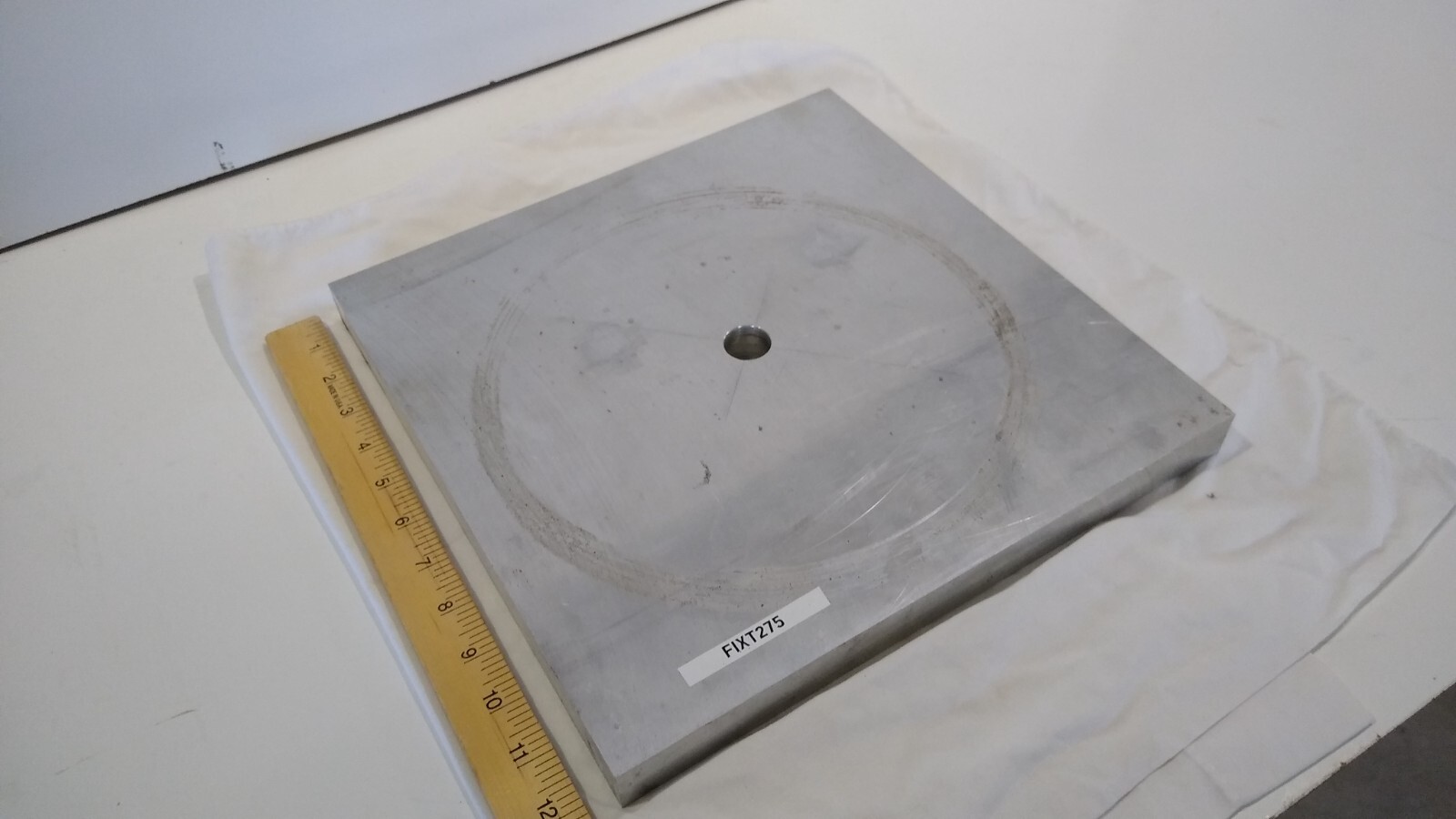 1″ Thick Aluminum Industrial Tooling Plate 12″ x 12″ in size, 6061 7075