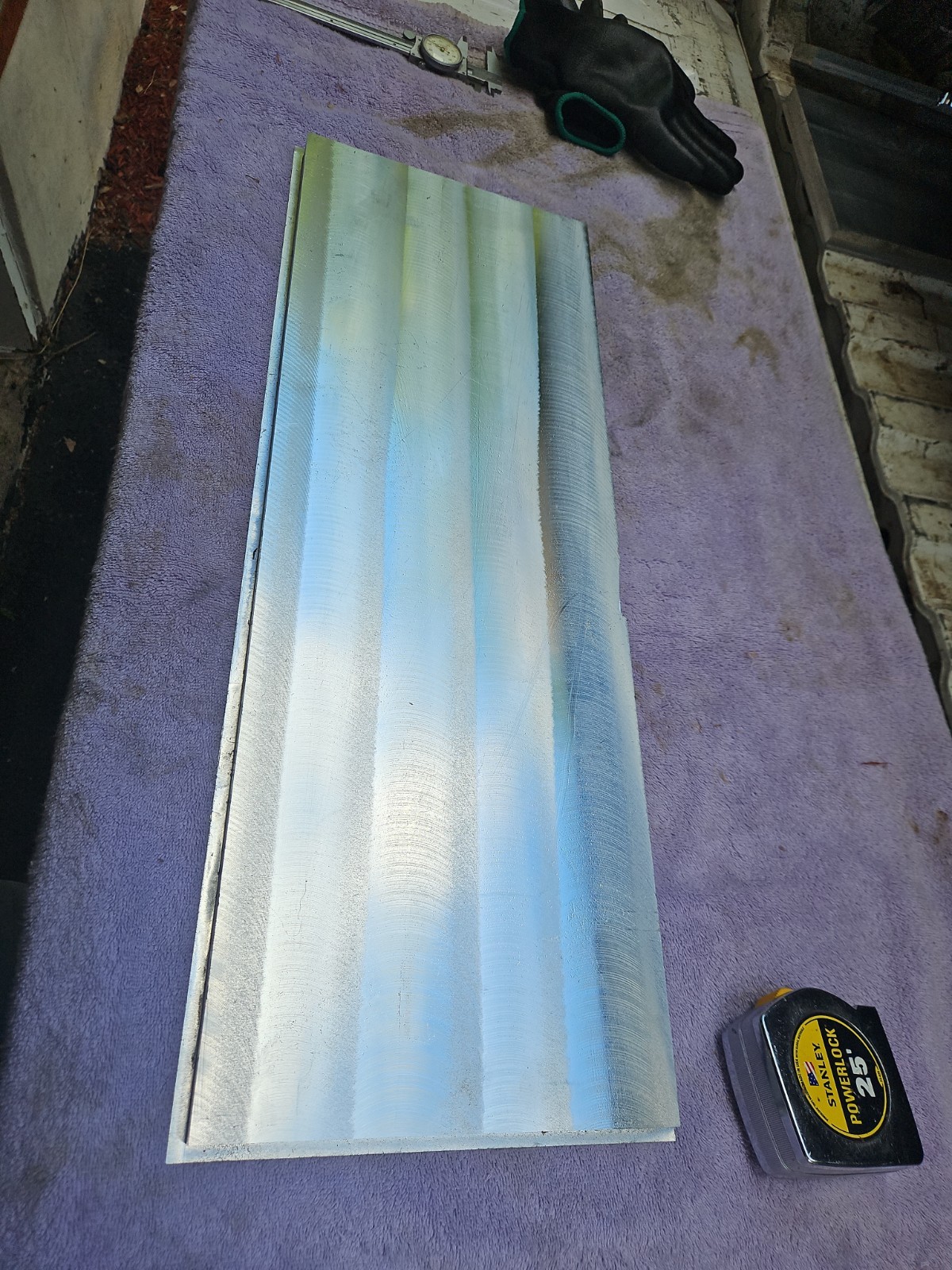 KAISER aluminum plate 6061-T651 3/4″ X 25-3/8″ X 8-3/4″ Made In USA