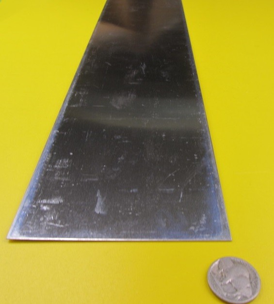 6061 T6 Aluminum Bar .016″ Thick x 4.0″ Wide x 48″ Length, 2 Pcs