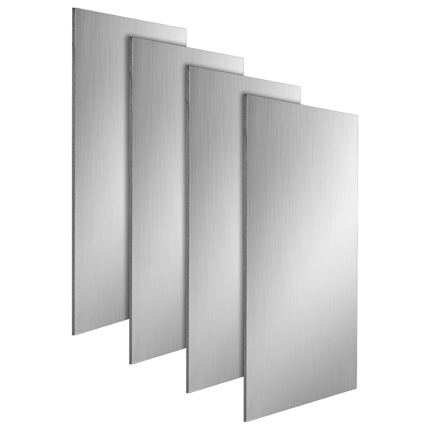 4 Pack Titanium Plate Sheets, 4″ x 4” x 0.04″ Titanium Metal Sheet, 1mm Thic…