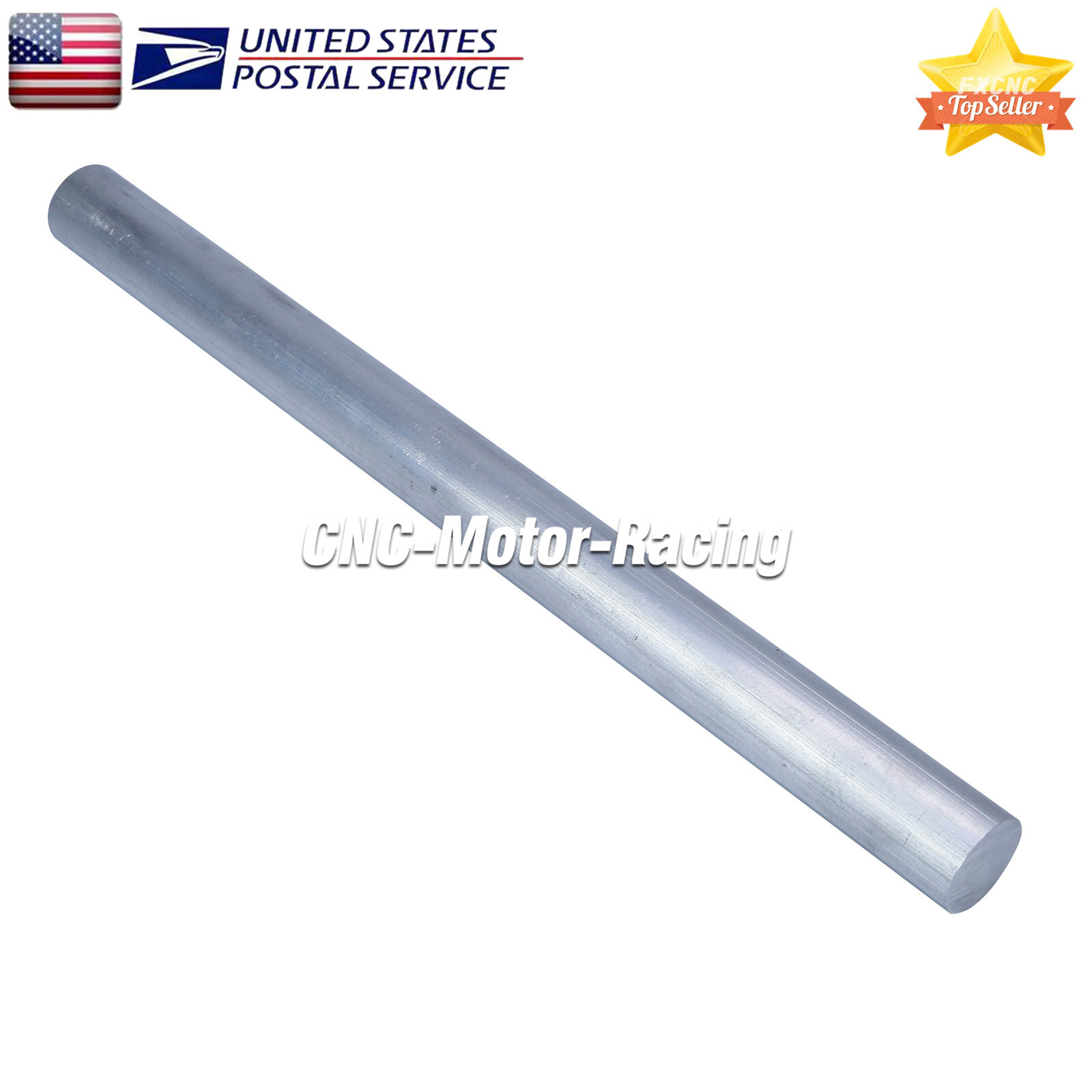 2pcs Raw Aluminum Material Solid Rod Stick Long 12.99in 330mm Width 25mm 0.98″