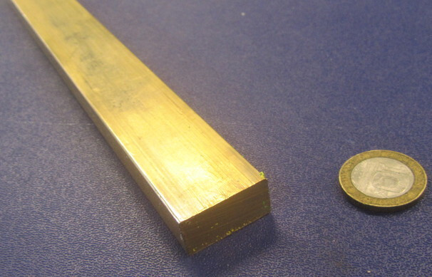 385 Brass Flat Bar 1/2″ Thick x 1.0″ Wide x 4 Foot Length