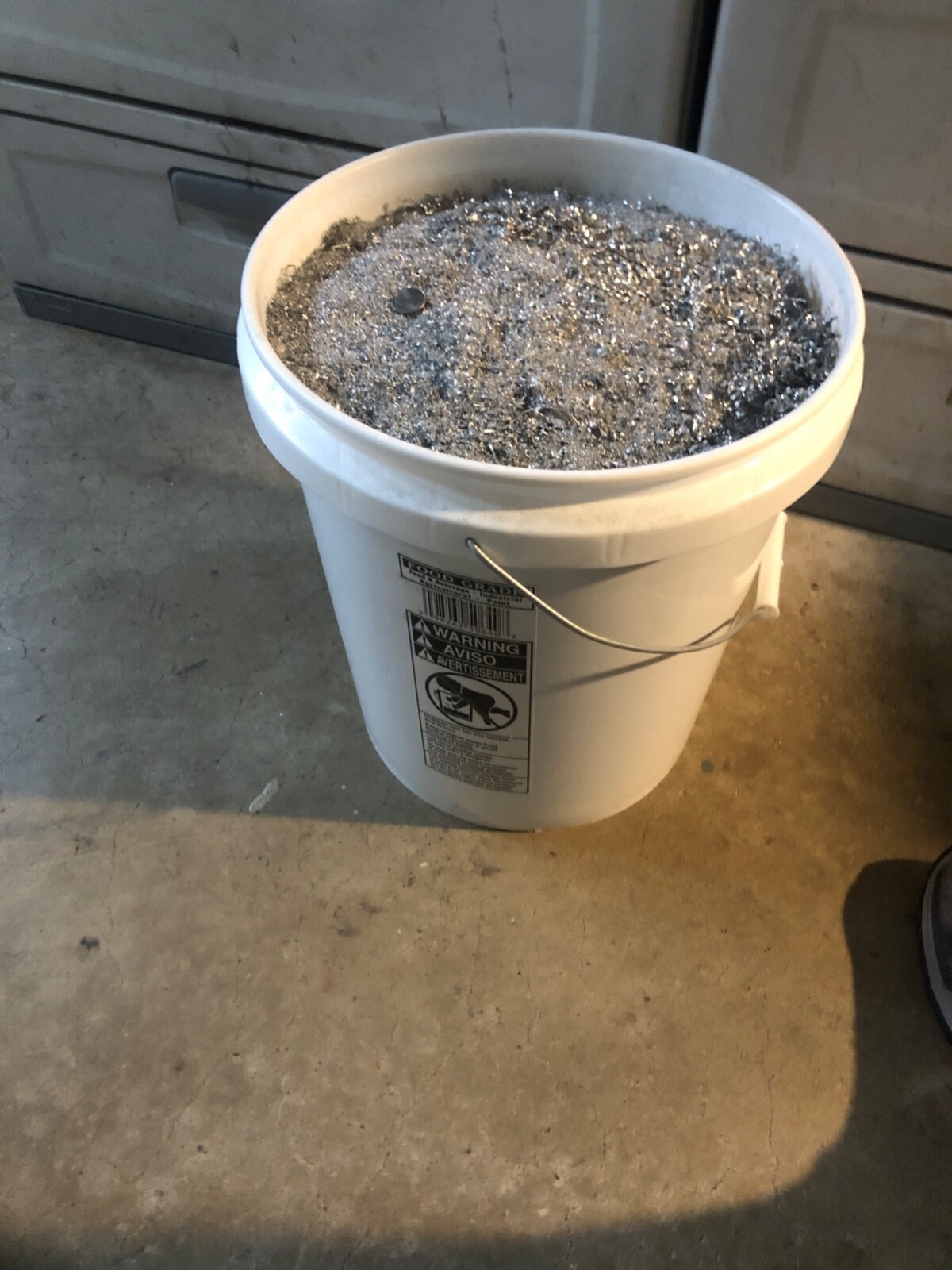 15 pounds Aluminum 6061 Clean Chips