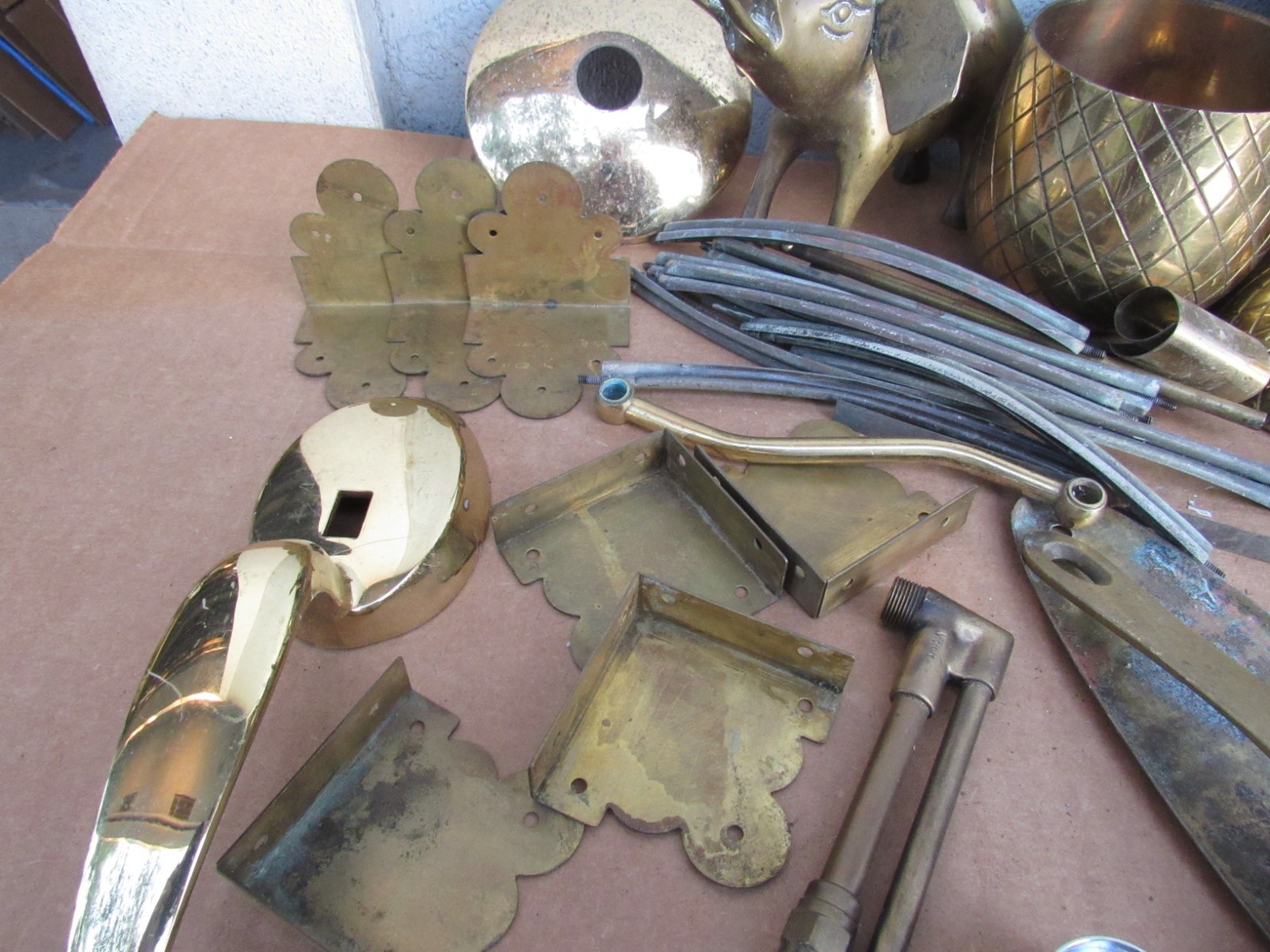 Scrap Brass 26 LBS Metal Recovery CASTING SCULPTURE ABSTRACT Recovery Recycle