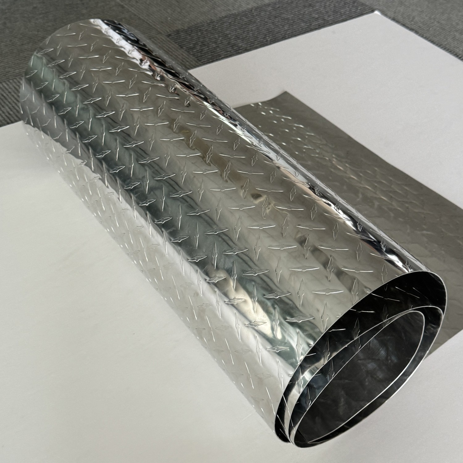 48″x 96″x .04″ Aluminum Diamond Plate 3003 Plate Sheet For Trailer, RV, Garages