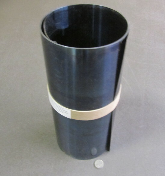 1095 Hard Blue Tempered Spring Steel Shim .015″ Thick x 12.375″ Wide x 120″ Long