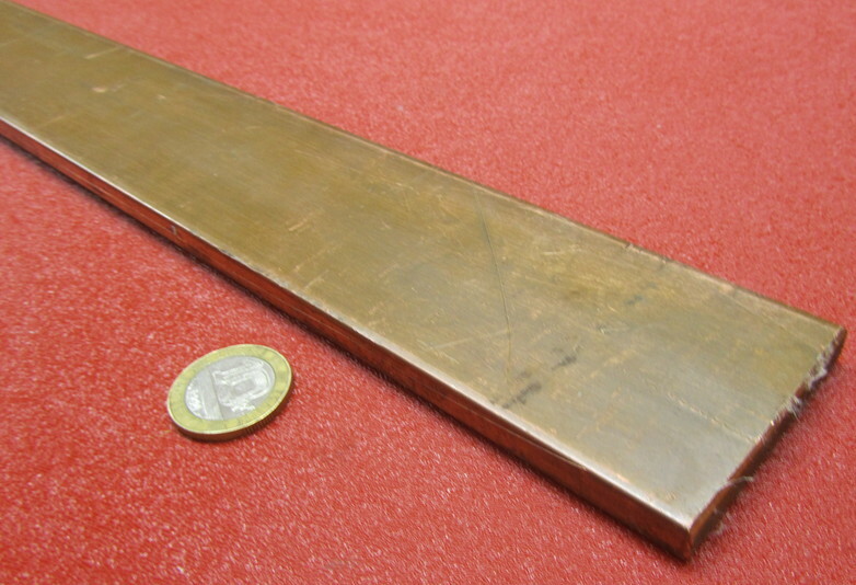110 Copper Bar H02, 5/16″ Thick x 2.0″ Wide x 24 Inch Length