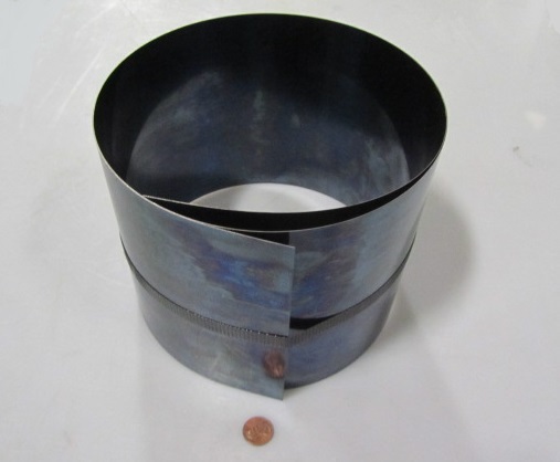 1095 Hard Blue Tempered Spring Steel Shim .012″ x 6.00″ Wide x 50″ Long