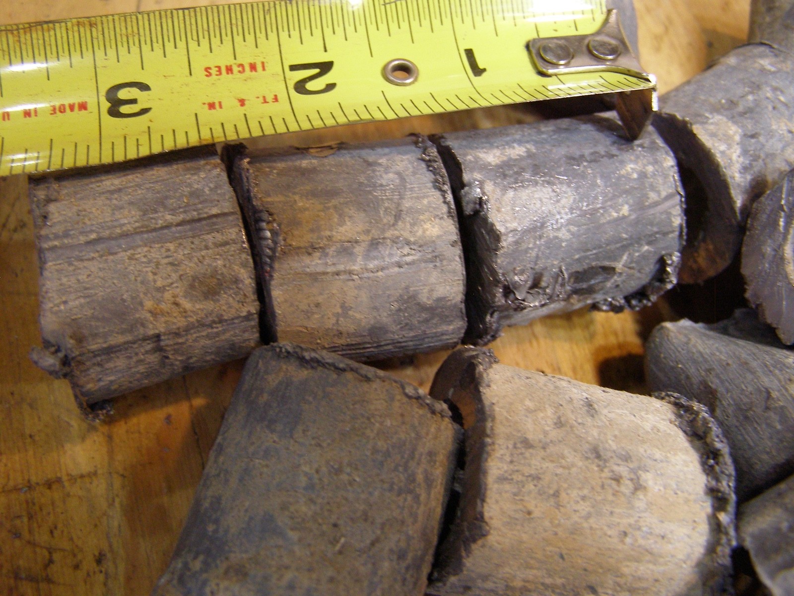 30 Lbs Lead Pipe Pieces 1/4″ thick wall 1″ to 2″ L for Casting / Special Project