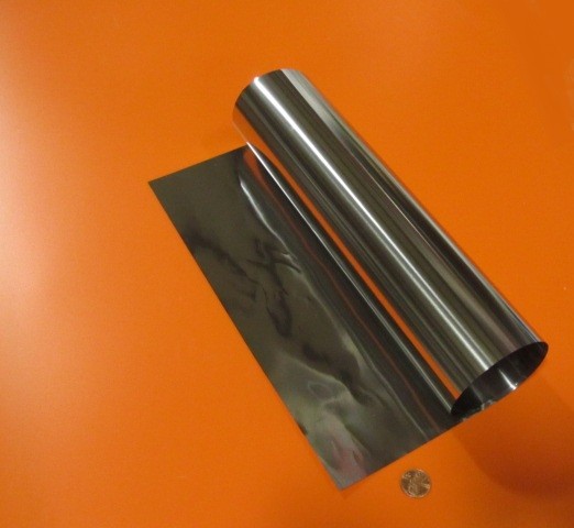 18-8 Stainless Steel Sheet, Full Hard, .002″ x 12″ x 100″