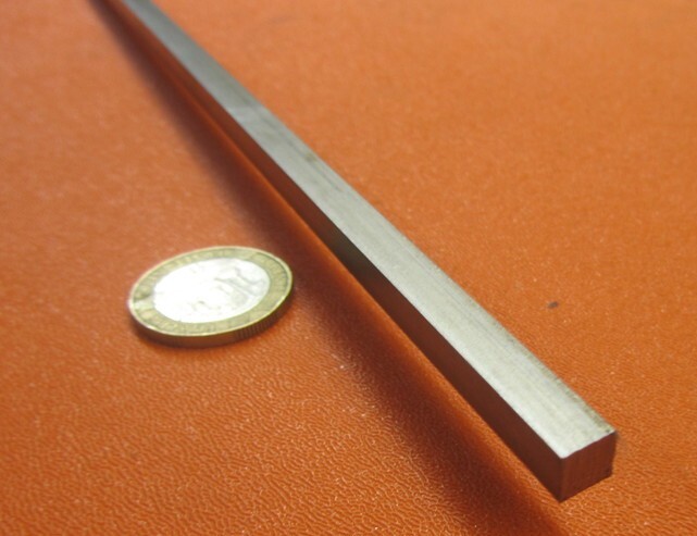 1018 Steel Square Bar, 1/4″ Thick x 1/4″ Wide x 24″ Length, 6 Units, 12 Ft