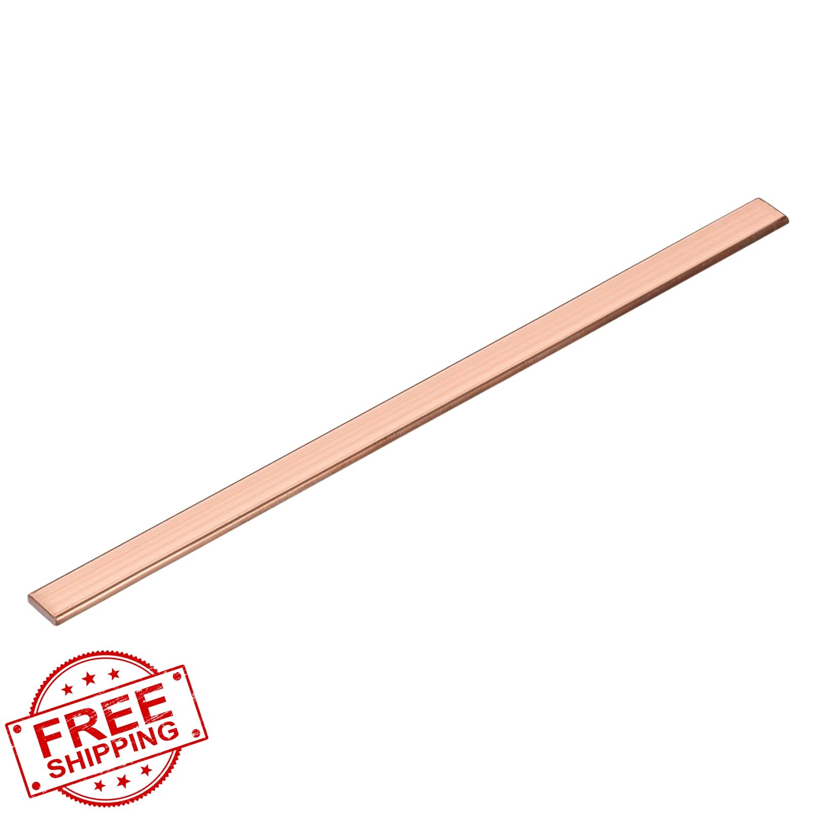 uxcell Copper Flat Bar, 5/32″ x 0.6″ x 9” C110 Solid Copper Bus Bar Stock Pl…