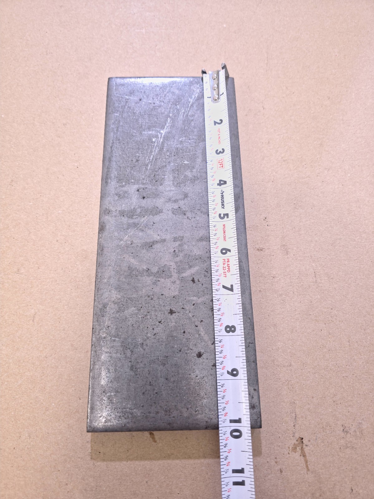 1/2″ (0.5″Thick) Hot Roll steel plate A36 4″X10″