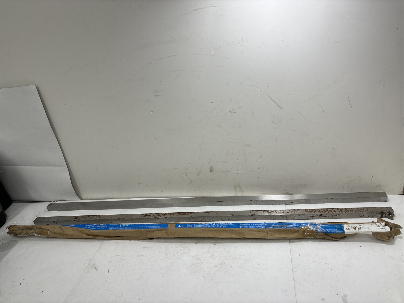2pack 36″ x 3/4″ x 5/8″ Thick Pre Hardened Steel Flat Stock, as in photo