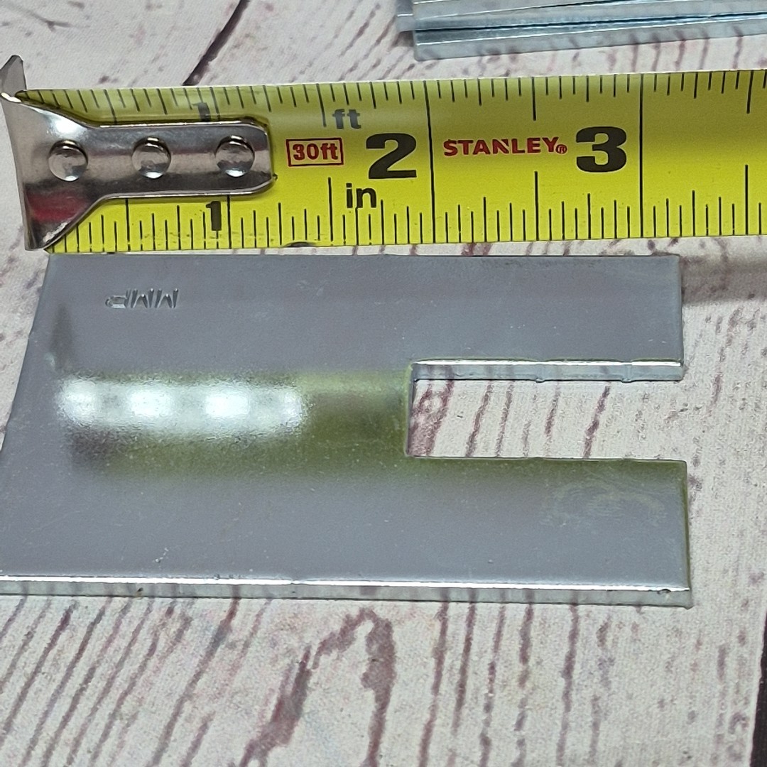 Steel Plate Shim Spacers, 2.25″ x 3.25″ x 1/8″ Thick~Lot Of 12″!