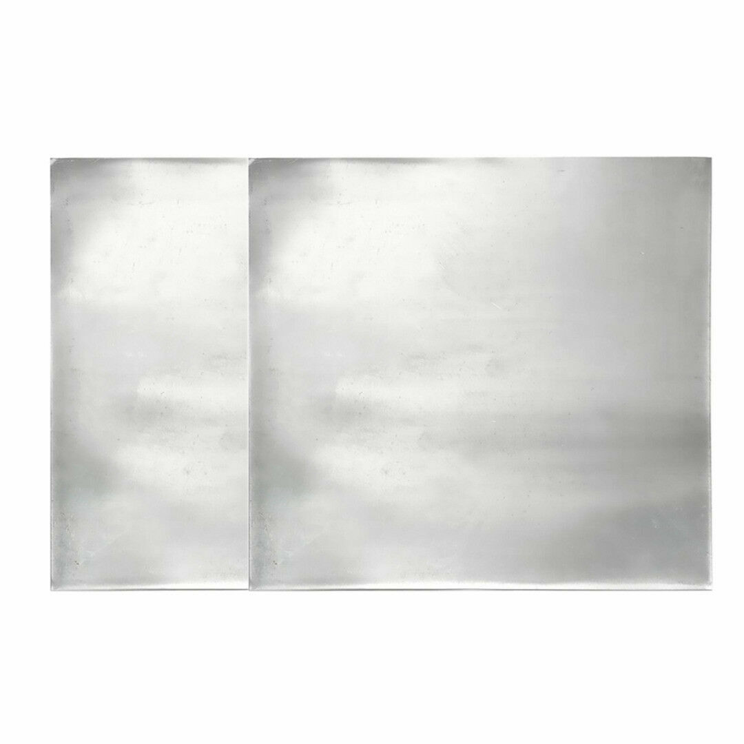 1x High Purity Pure Zinc Zn Sheet Plate Metal Foil For Science 100x100x0.5mm