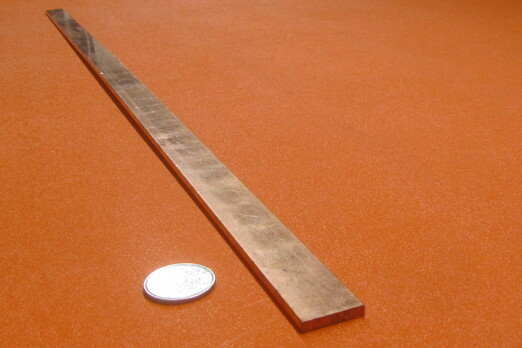 110 Copper Bar H02, 3/16″ Thick x 1.0″ Wide x 60 Inch Length