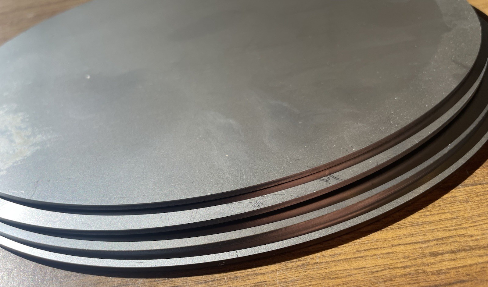 4 Pack .09″ Stainless Sheet 10.5” Circle Plate 304 Drop Lot Maker Hobby Discs