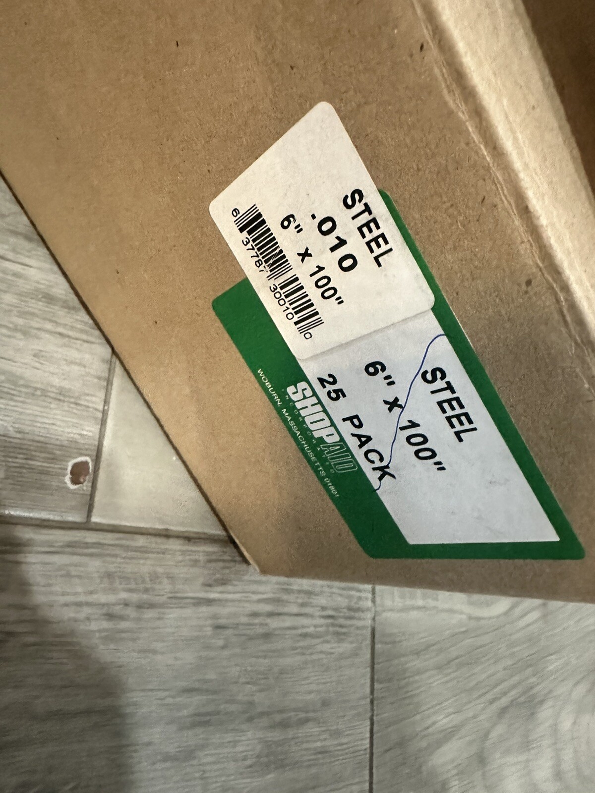 Shim In A Can .010 6”x 100” NEW BOX QTY 25