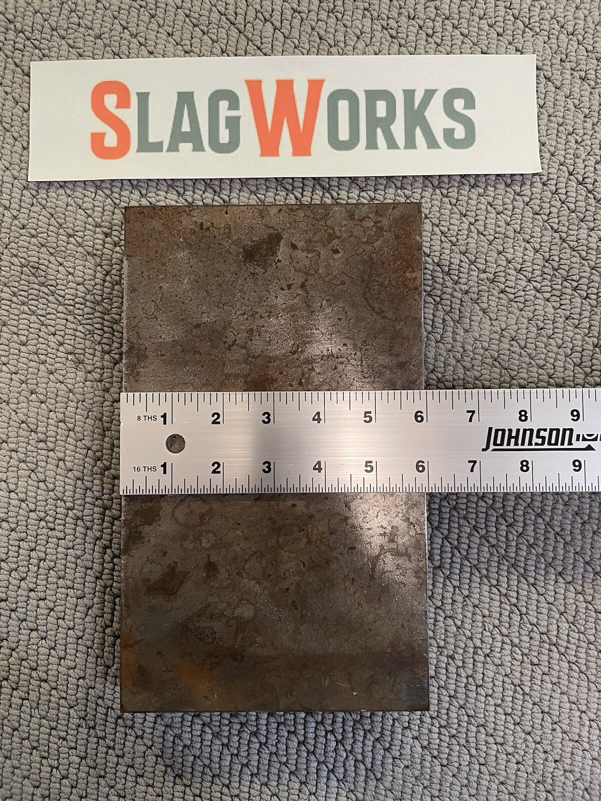 3/8x6x10 inch steel plate 6”x10” A36 Hot Roll Flat .375″ Thick