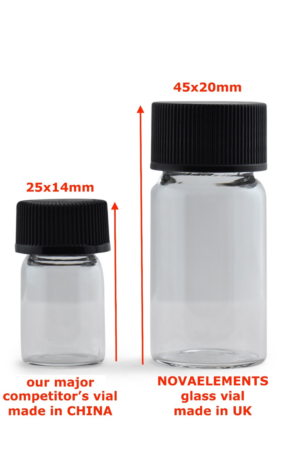 1 gram 99,95% Erbium metal element 68 Er sample piece in labeled glass vial