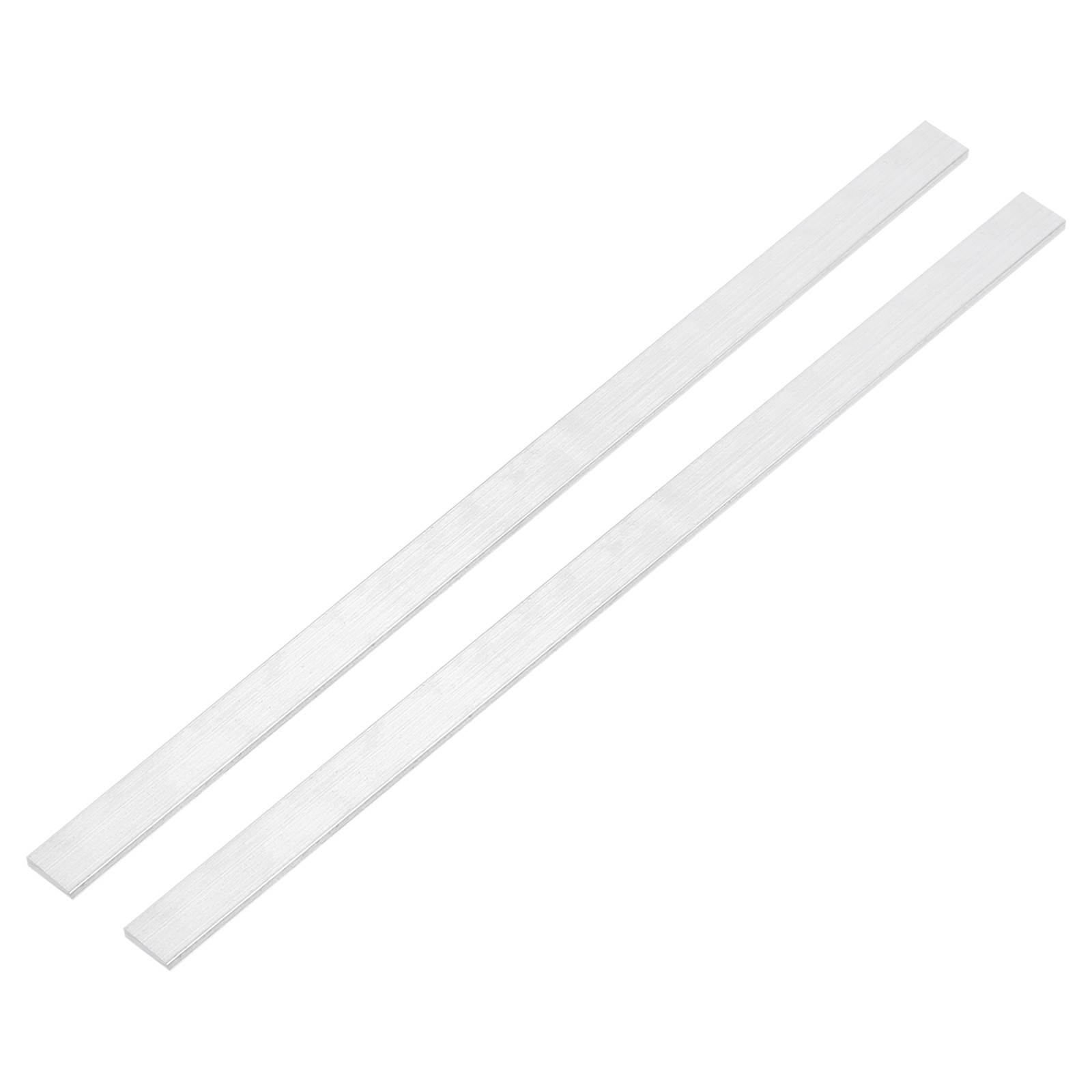 2Pcs Square 6063 Aluminum Flat Bar 1/8″ Thickness 9/16″ Width 12″ Length
