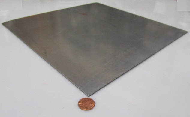 4130 Steel Sheet, .160″ Thick x 24.0″ Wide x 24″ Length, Hot Rolled