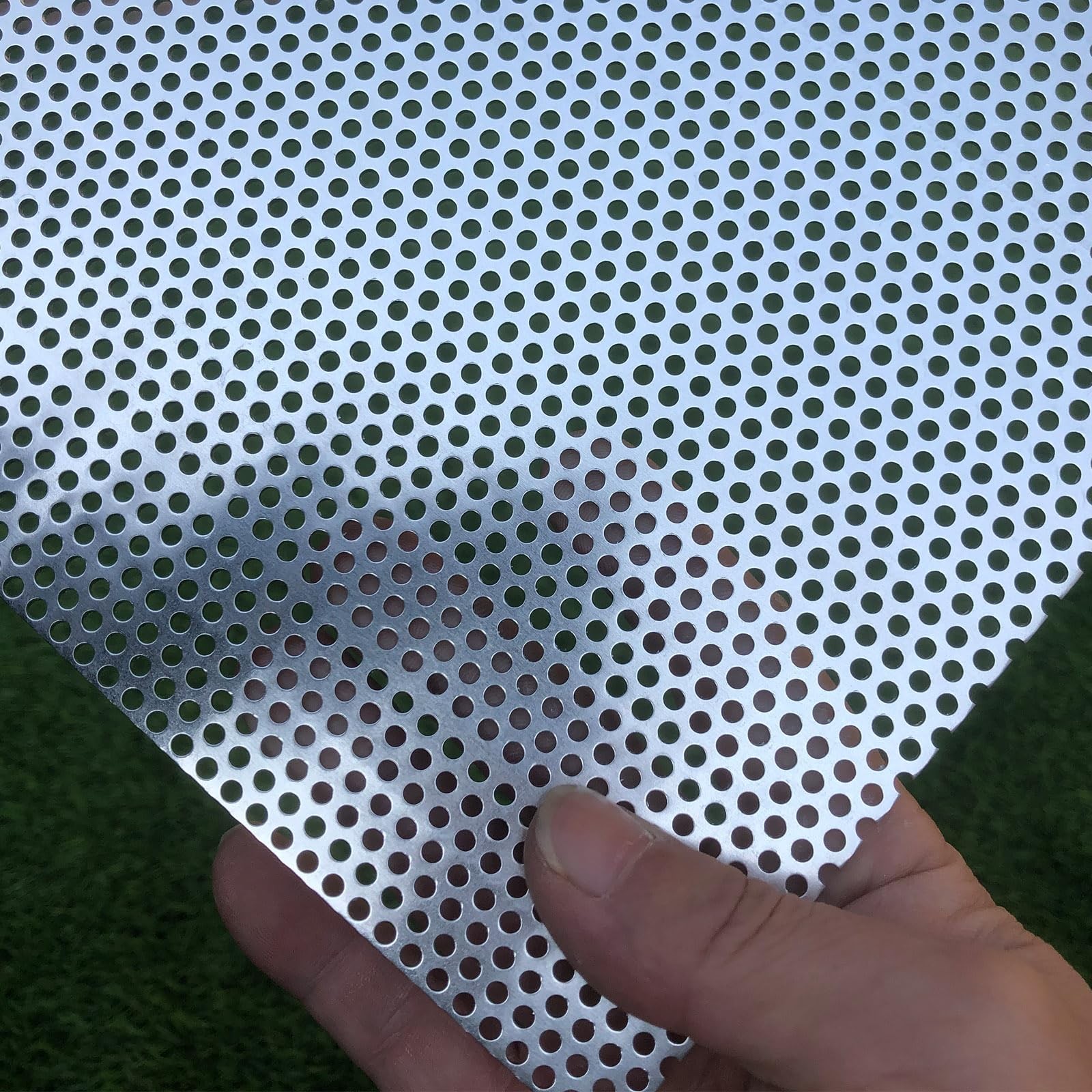 Aluminum Perforated Metal Sheets 16 Gauge 15.7 inch by 7.8 inch Expanded Meta…