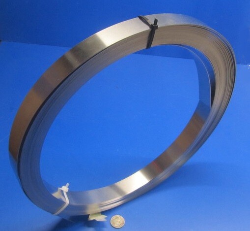 301 Stainless Steel Sheet Shim, .010″ (+/-.0007″) x 1.0 x 100 Foot Length