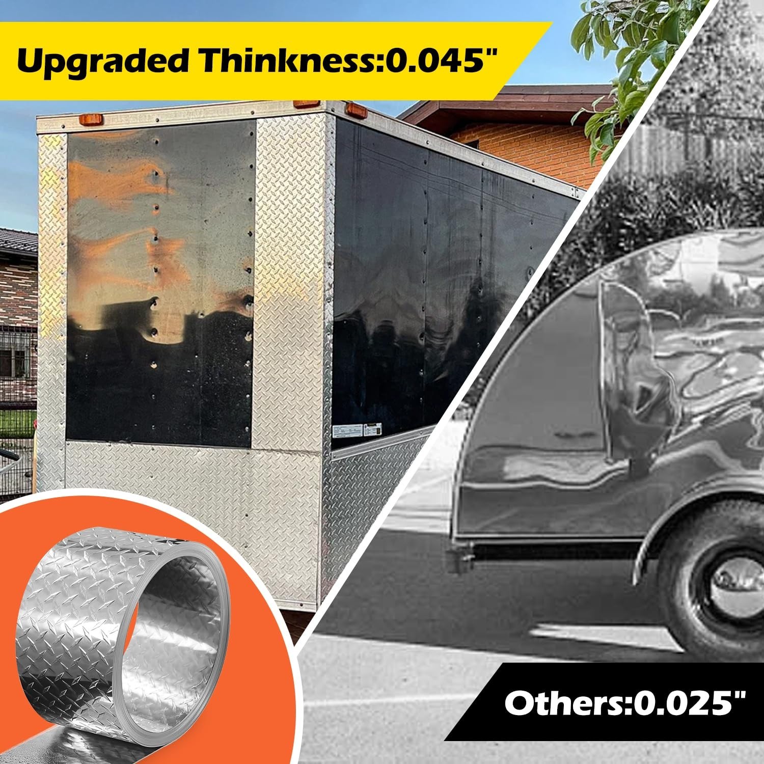 Diamond Plate Aluminum Sheet – 3003 H22, 17GA 0.045″ Thick, Heavy-Duty …..