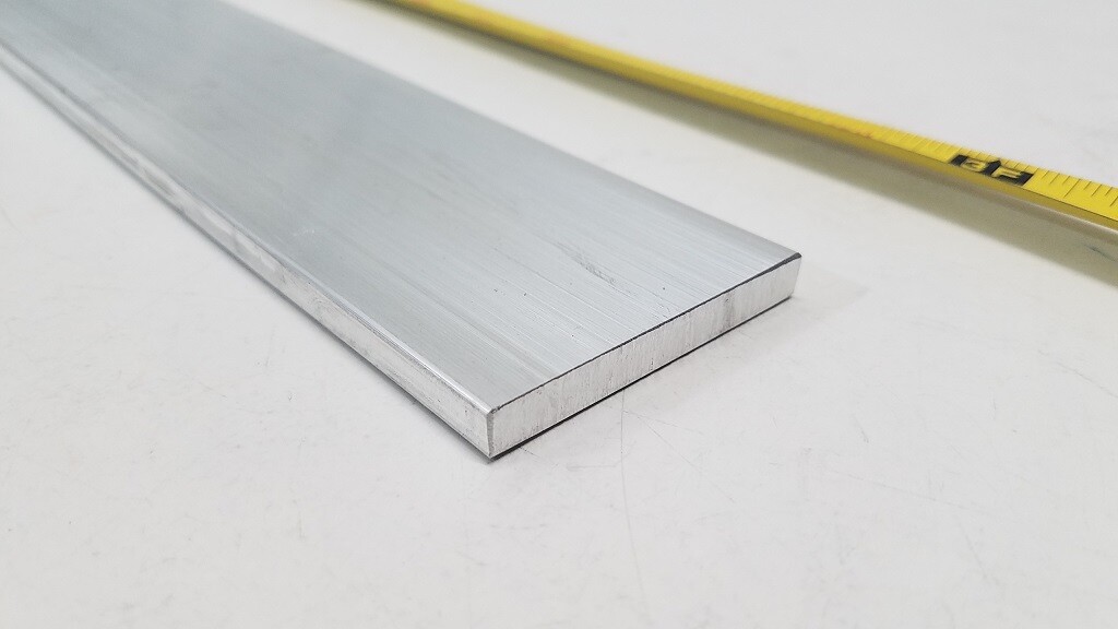 6061 Aluminum Flat Bar, 3/16″ x 2″ x 24″ long, Solid Stock, Plate, Machining