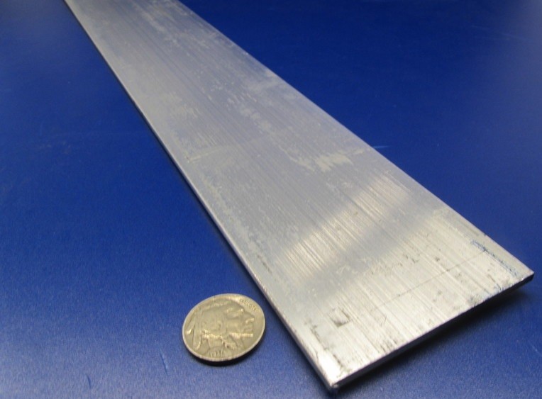 6061 T651 Aluminum Bar, 1/8″ (.125″) Thick x 2 1/2″ Wide x 48″ Length