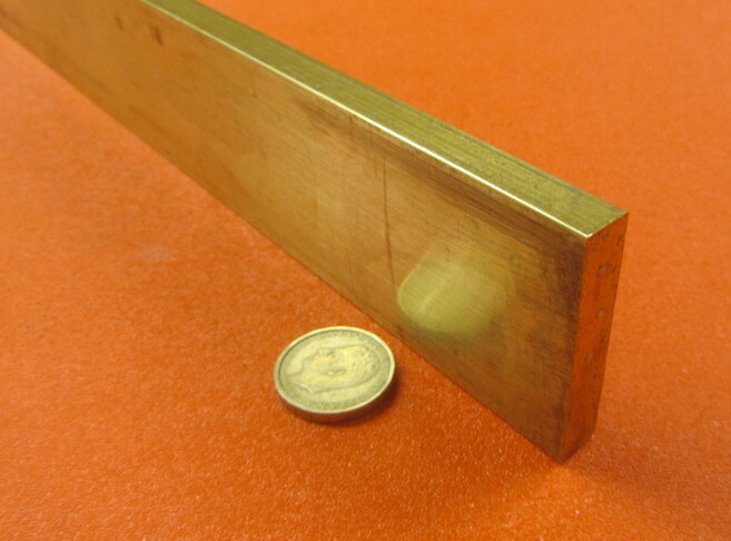 360 Brass Flat Bar 3/8″ Thick x 2.0″ Wide x 24.0″ Length