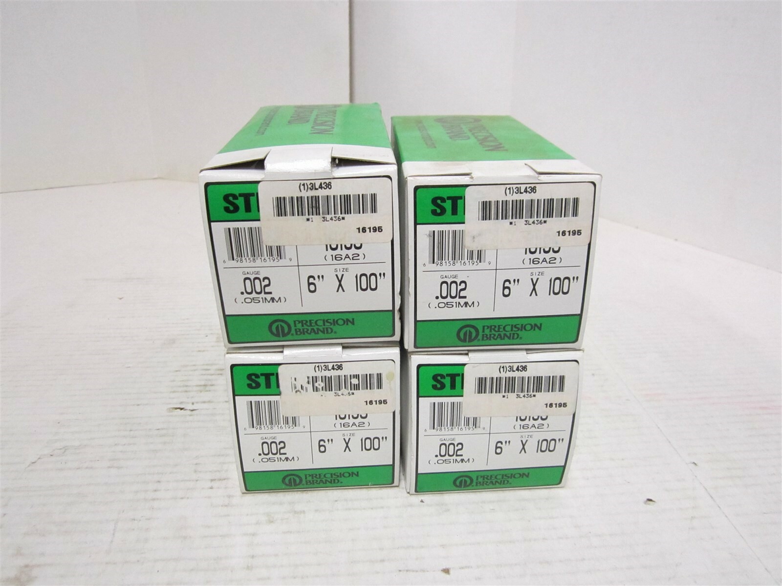 (4) Precision Brand Shim Stock, Roll, Cold Low Carbon Steel, 0.0020″ MFG# 16195