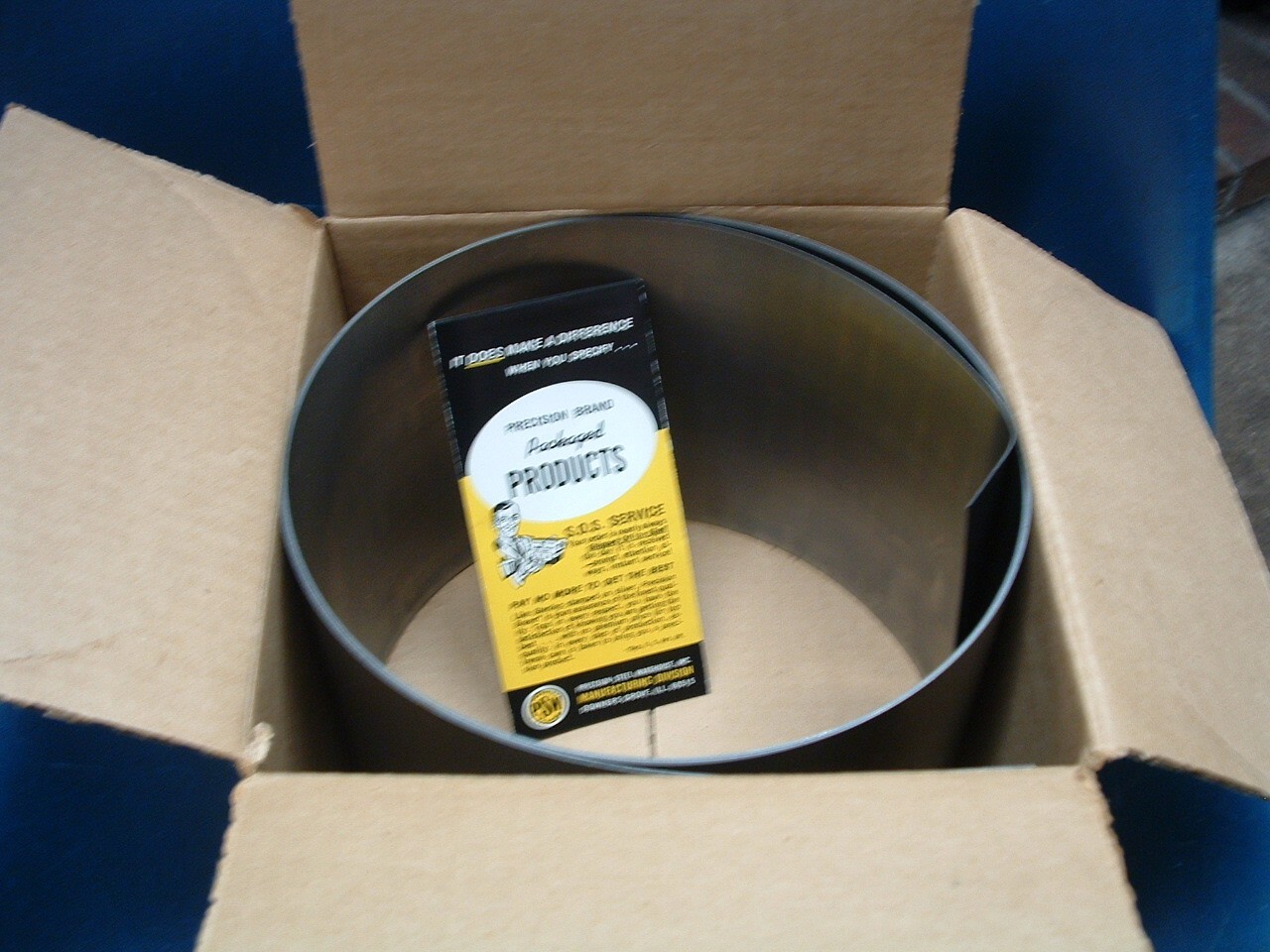 ROLL OF SHIM STEEL PRECISION BRAND A-18, .018 GUAGE 6″ WIDE X 100″ LONG USA