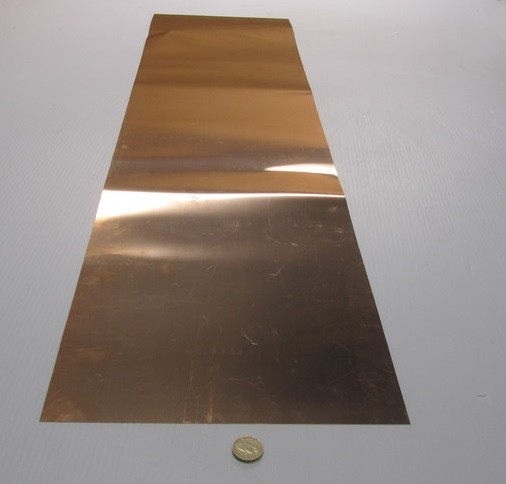 510 Phosphor Bronze Sheet .010″ (+/-.001″) Thick x 12.0″ Wide x 48.0″ Length