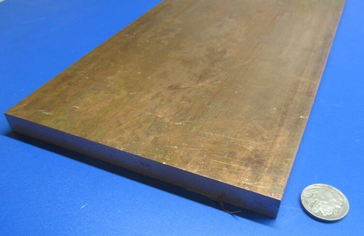 110 Copper Bar H02, 1/2″ Thick x 6.00″ Wide x 2 Ft Length