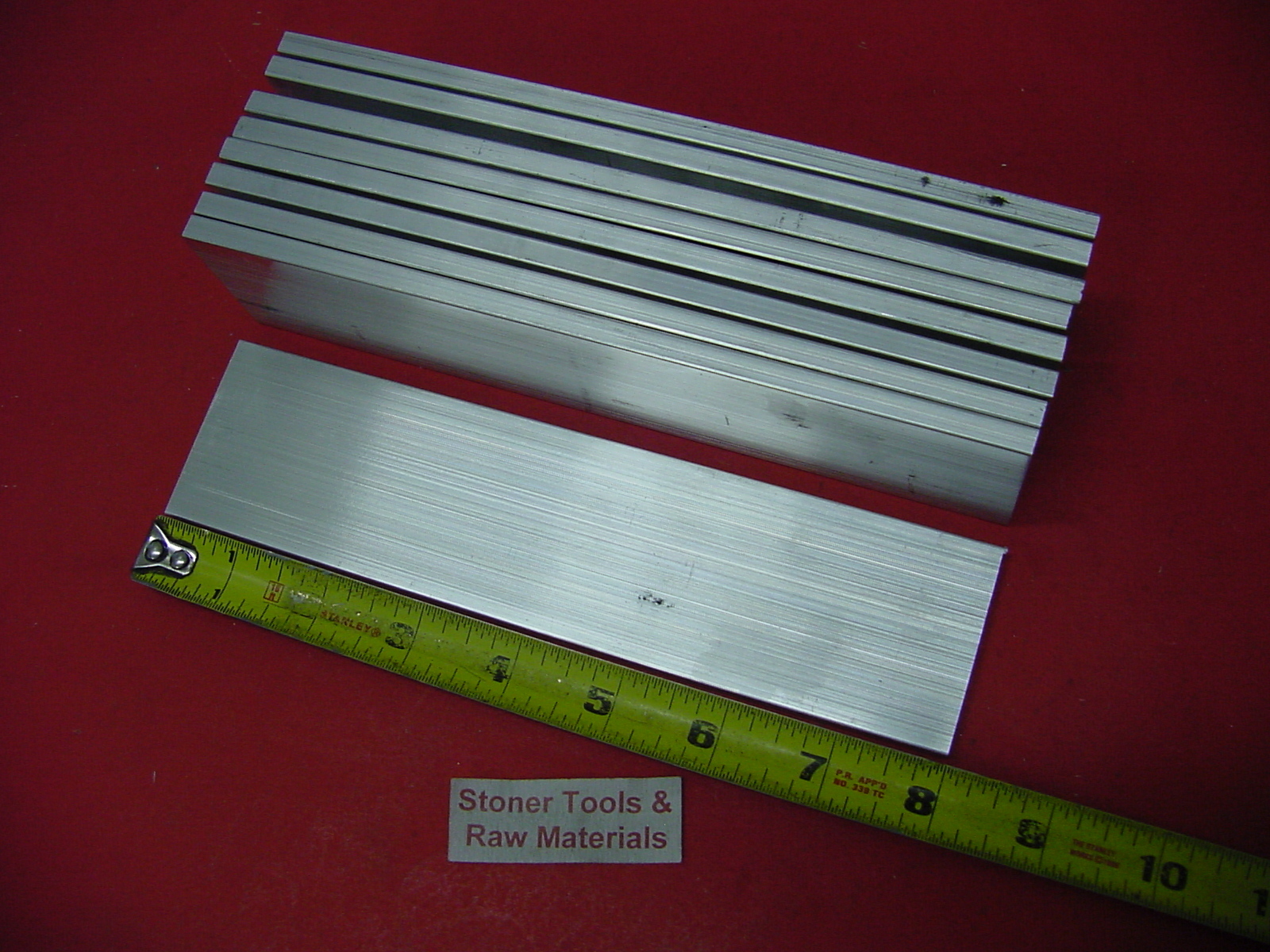 20 Pieces 1/8″ X 1-1/2″ ALUMINUM 6061 FLAT BAR 8″ long .125″ Plate Mill Stock