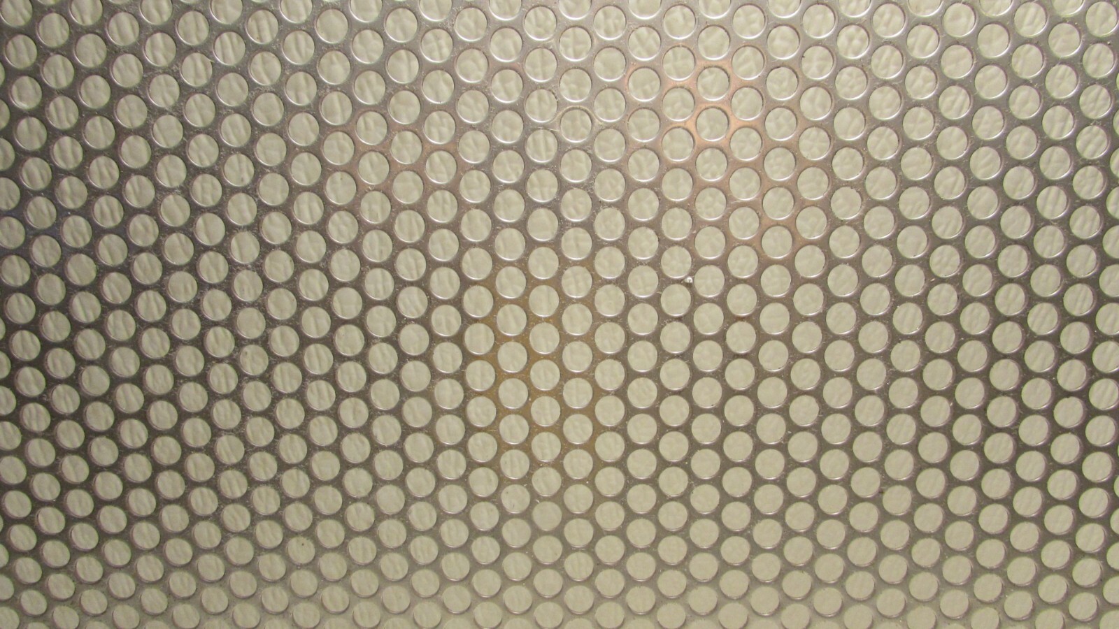 1/4″ HOLES – 16 GAUGE- 304 STAINLESS PERFORATED SHEET—5″ X 12″