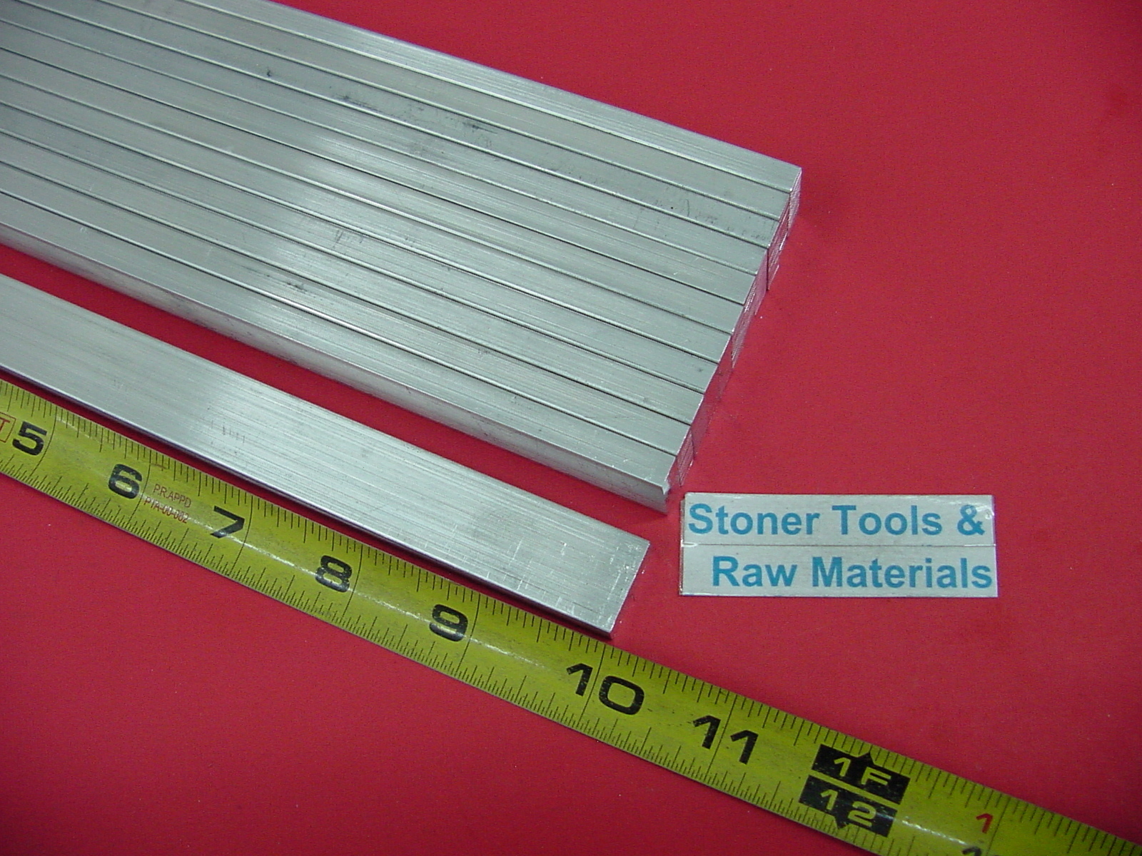 12 pieces 3/16″ X 1″ ALUMINUM 6061 FLAT BAR 10″ long Solid T6511 Mill Stock New