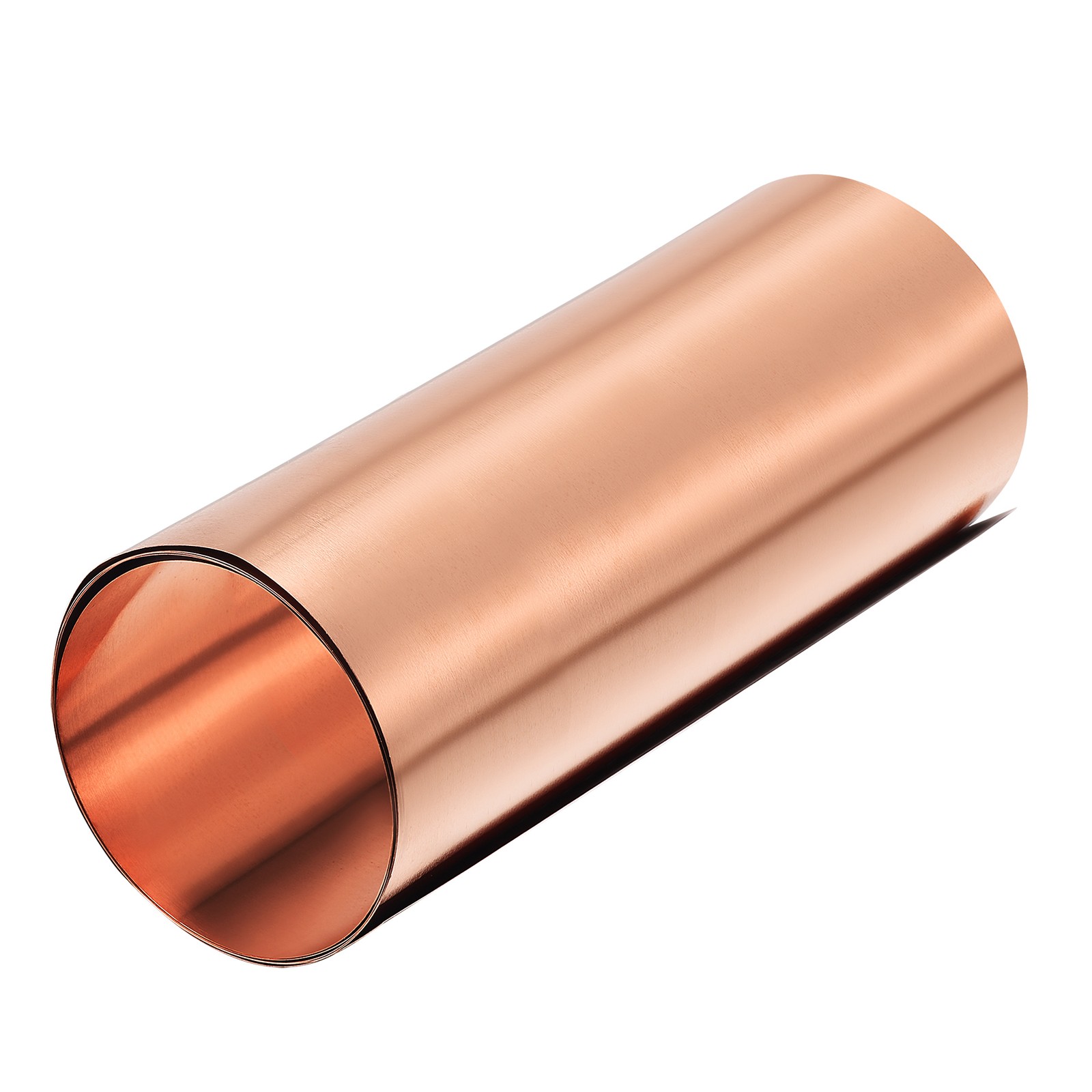 39.4″ x 7.9″ Metal Foil Plate for DIY Projects Copper Roll 0.1mm Thickness