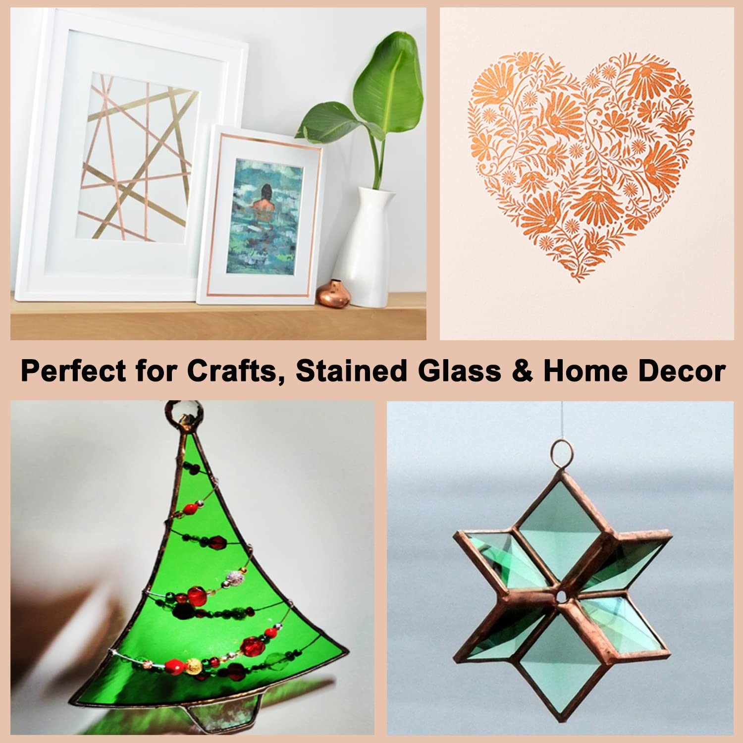 10Pcs 3.15 Mil Copper Foil Sheet [11.8inch x 7.9inch] with Double-Sided Condu…