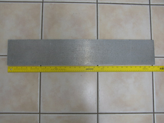 3/4″ x 5-1/4″ ALUMINUM PLATE 31″ LONG SAW CUT PLATE