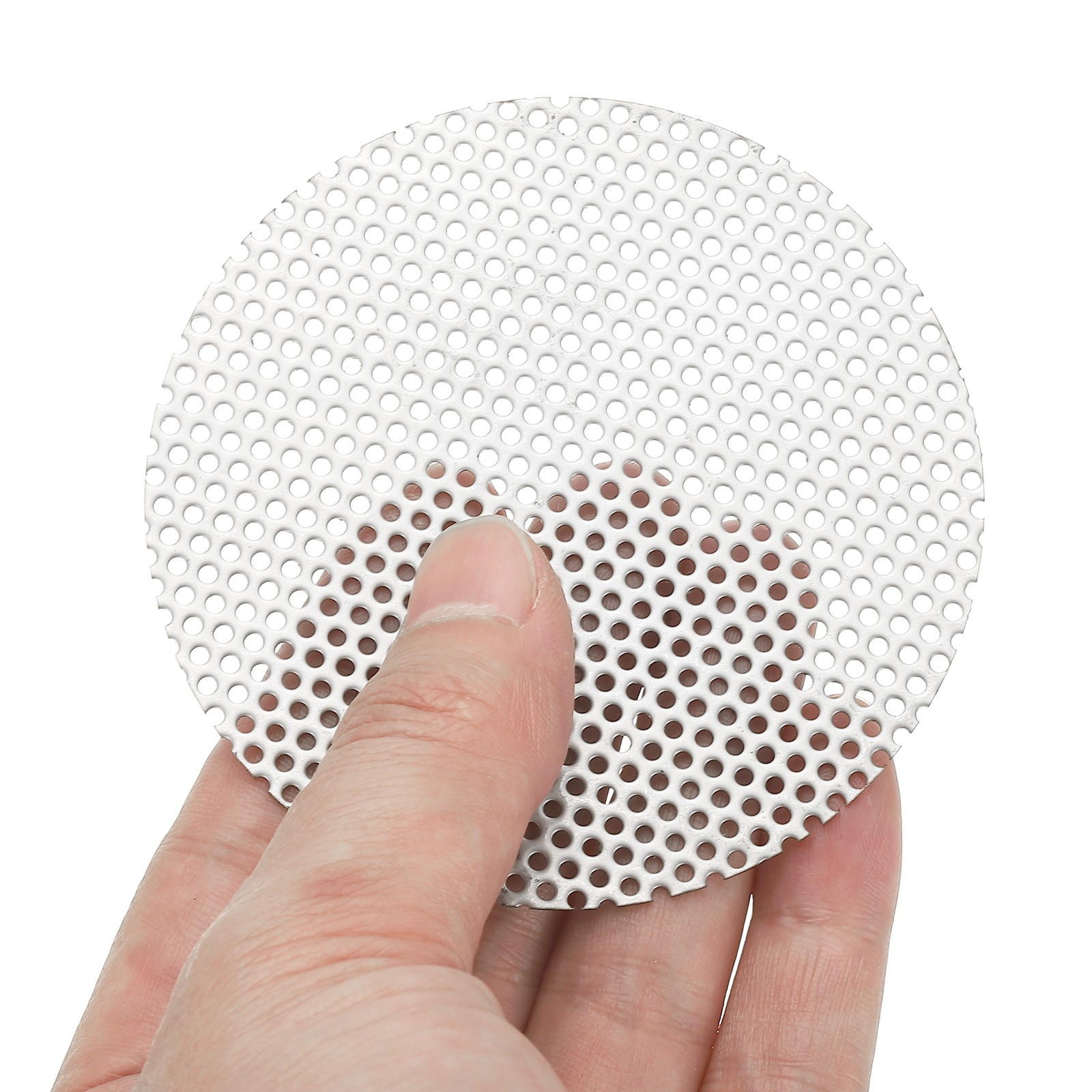 3″ 304 Stainless Steel Perforated Sheet, 2Pcs 0.06″ Hole Metal Mesh Plate