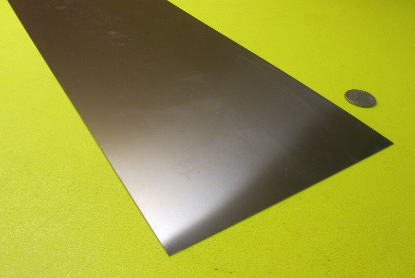 301 Stainless Steel Sheet 1/2 Hard .002″ Thick x 6.0″ Width x 50.0″ Length