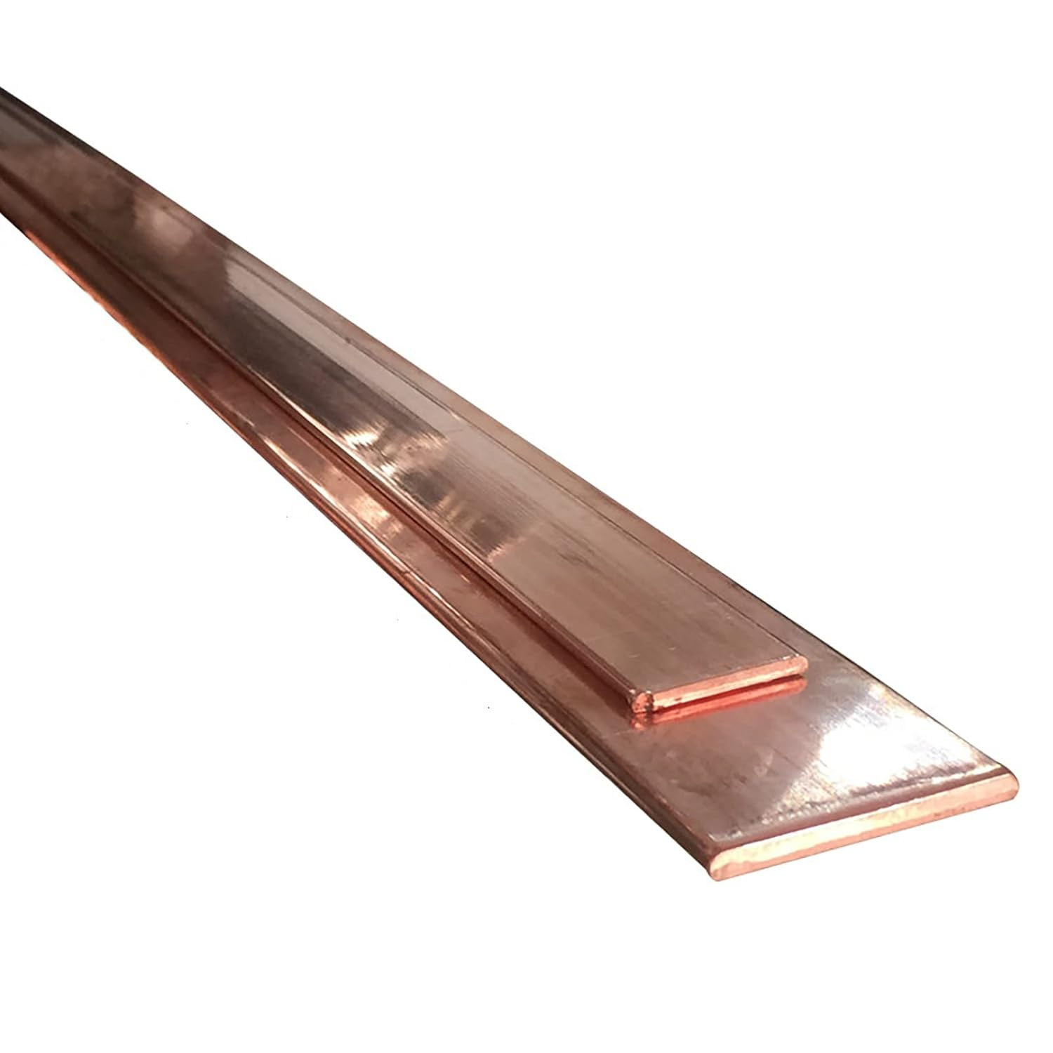 Copper Bus Bar 3mm x 15mm x 11.81 inch / 300mm, 1Pcs C110 Pure Cu Copper Flat Bu