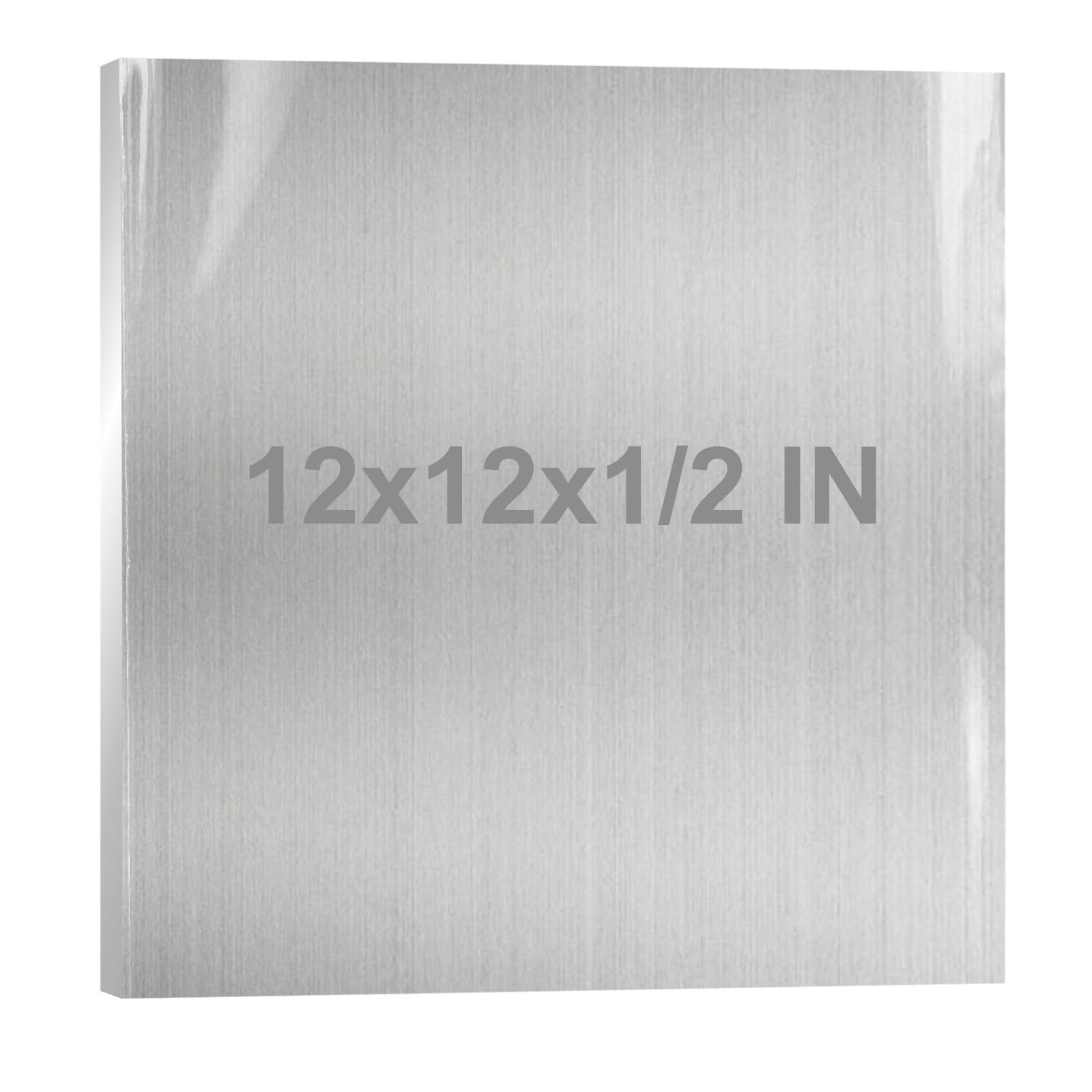 6061 Aluminum Sheet Metal 11.8×11.8×1/2 Inch 300x300x12mm Thick Flat Plate