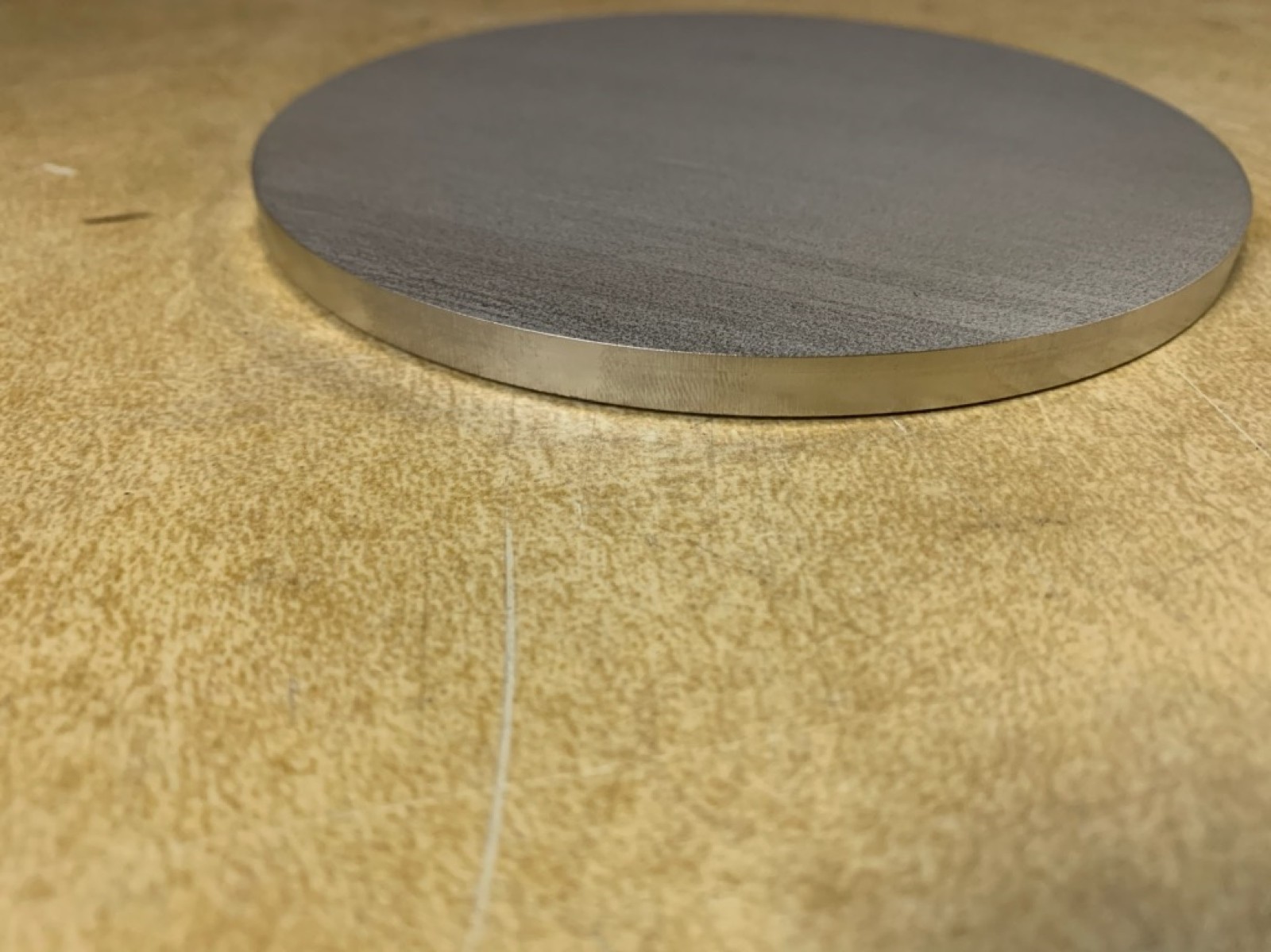 3/8″ Steel Plate, 3/8″ x 16″ Disc, A36 Steel, Rounded Corners