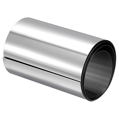 Stainless Steel Sheet Roll 0.1mm x 100mm x 1000mm 304 Craft Flashing DIY